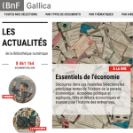 Documents en ligne, revues, cartes, accès gratuits sur Gallica